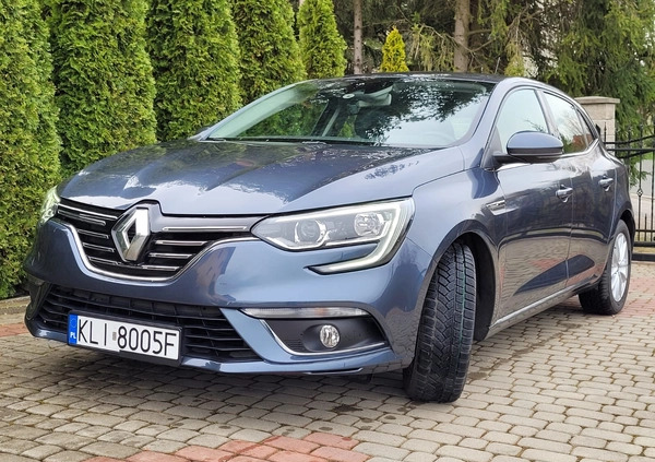 Renault Megane cena 53600 przebieg: 84000, rok produkcji 2018 z Limanowa małe 277